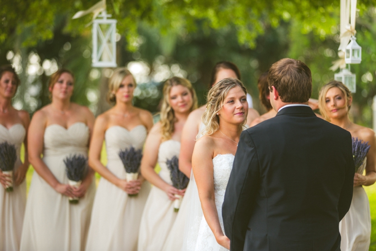 A Romantic & Vintage Garden Wedding via TheELD.com