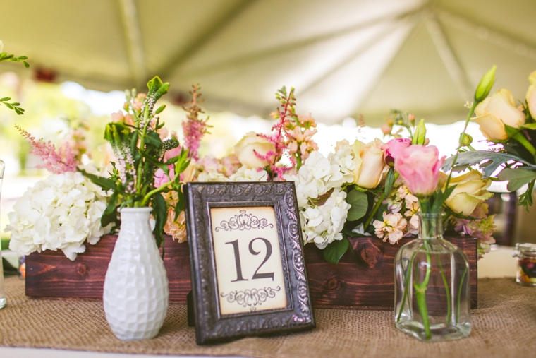 A Romantic & Vintage Garden Wedding via TheELD.com