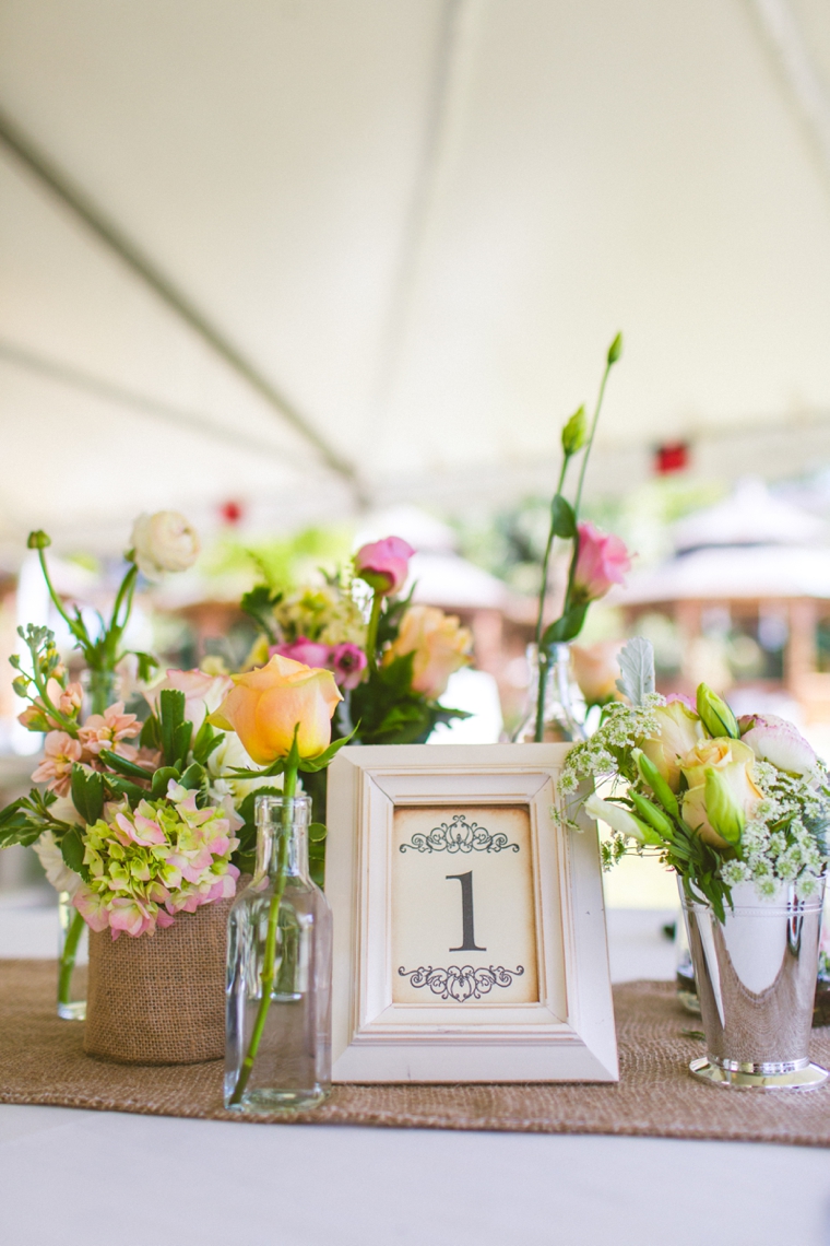 A Romantic & Vintage Garden Wedding via TheELD.com