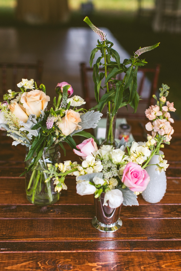 A Romantic & Vintage Garden Wedding via TheELD.com