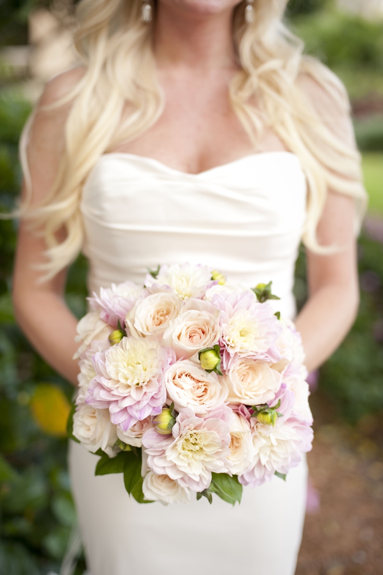 A Glamorous Silver & Blush Beach Wedding via TheELD.com