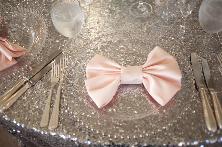 A Glamorous Silver & Blush Beach Wedding via TheELD.com