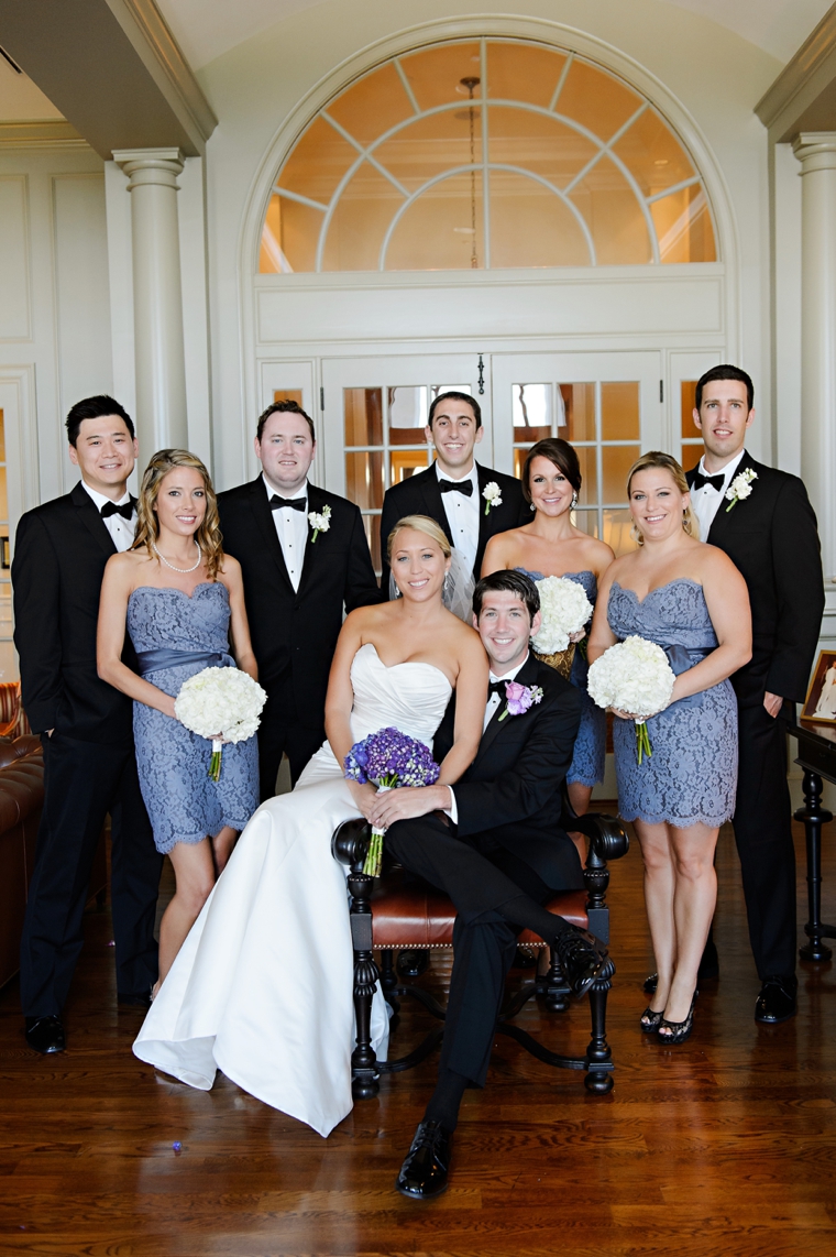 An Elegant Lavender and White Wedding via TheELD.com