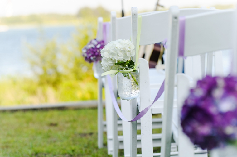 An Elegant Lavender and White Wedding via TheELD.com