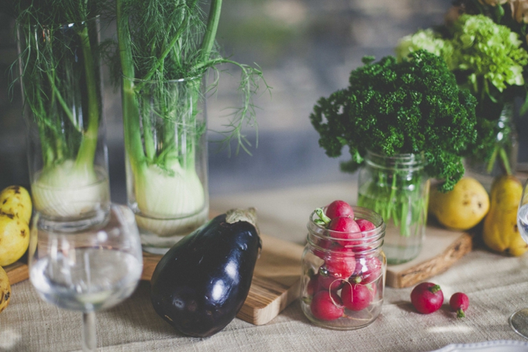 Eclectic Farmers Market Wedding Ideas via TheELD.com