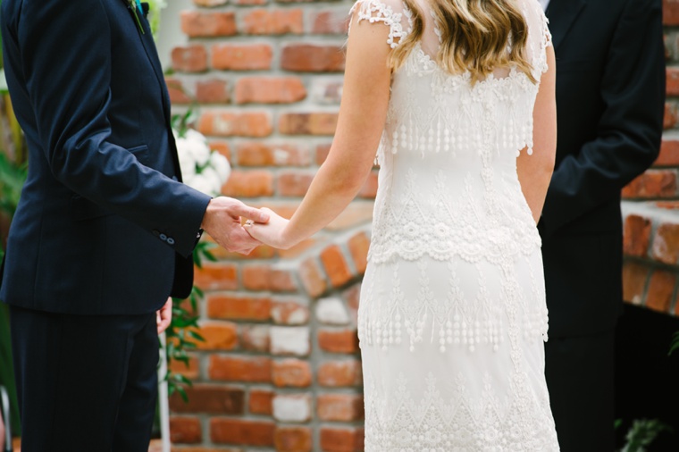 Eclectic Aqua and Coral Beach Wedding  via TheELD.com