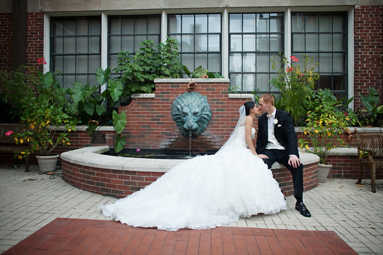 Chic Elegant Gold and White Wedding via TheELD.com