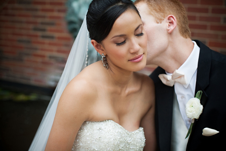 Chic Elegant Gold and White Wedding via TheELD.com