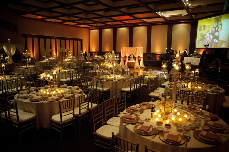 Chic Elegant Gold and White Wedding via TheELD.com