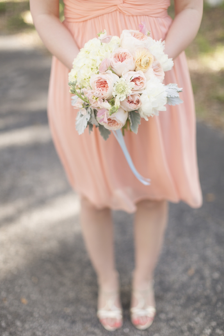 Peach Inspired Southern Wedding Ideas via TheELD.com