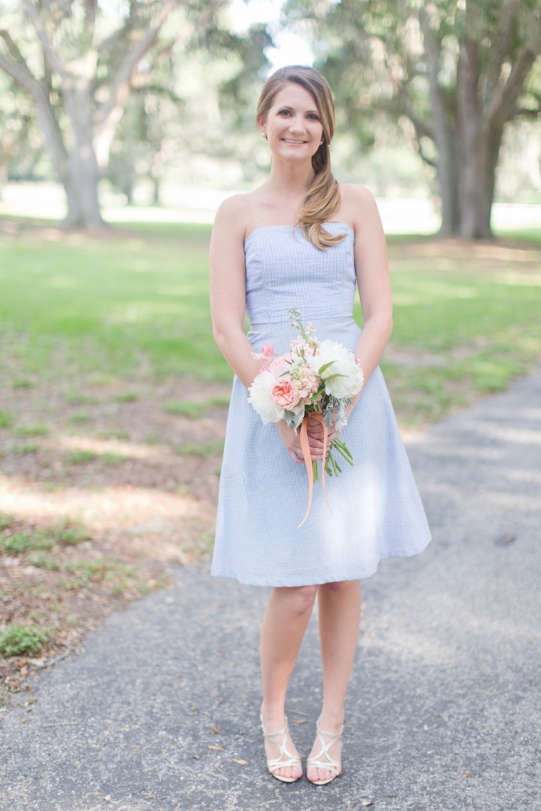 Peach Inspired Southern Wedding Ideas via TheELD.com