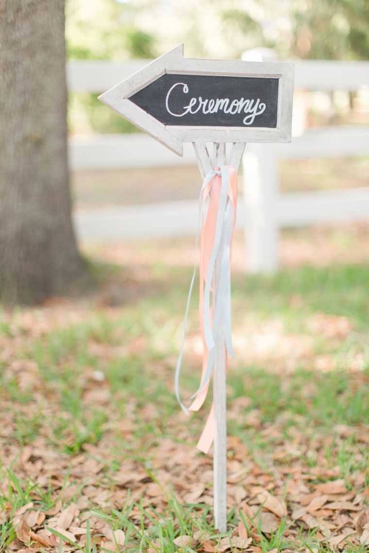 Peach Inspired Southern Wedding Ideas via TheELD.com