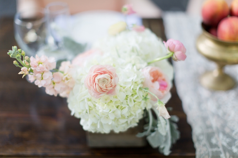 Peach Inspired Southern Wedding Ideas via TheELD.com