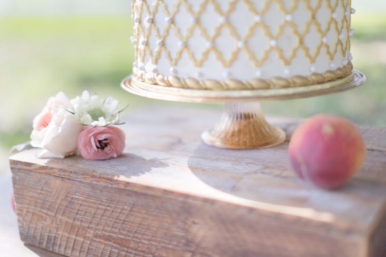 Peach Inspired Southern Wedding Ideas via TheELD.com