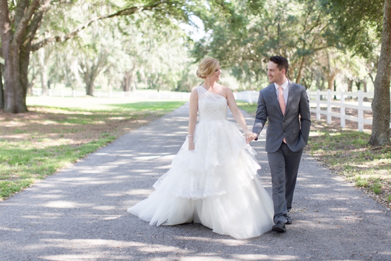 Peach Inspired Southern Wedding Ideas via TheELD.com