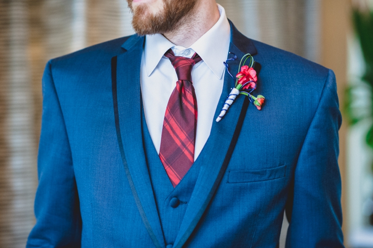 Eclectic Red, White, and Blue Wedding Ideas via TheELD.com