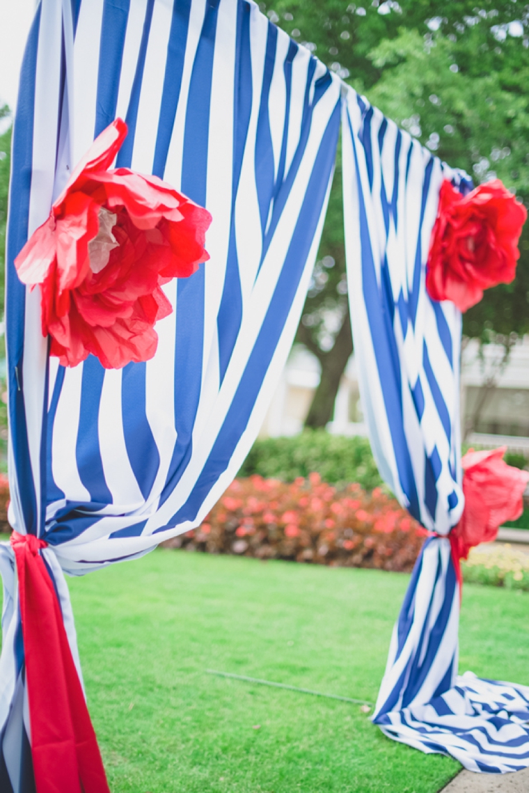 Eclectic Red, White, and Blue Wedding Ideas via TheELD.com