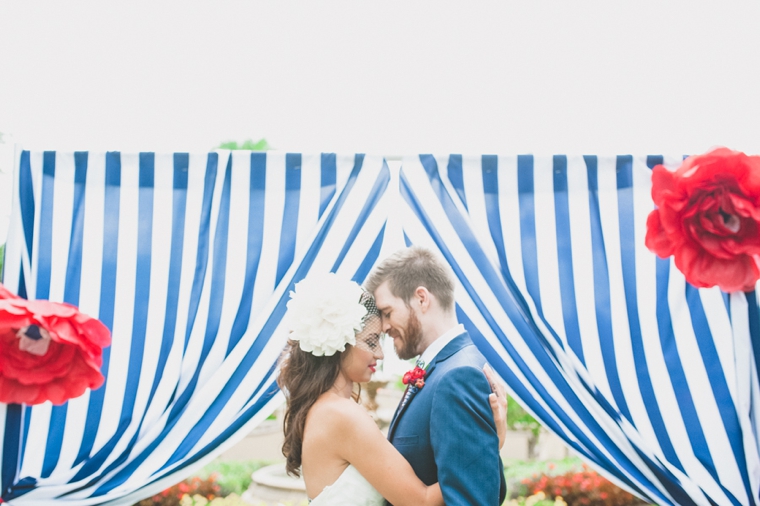 Eclectic Red, White, and Blue Wedding Ideas via TheELD.com