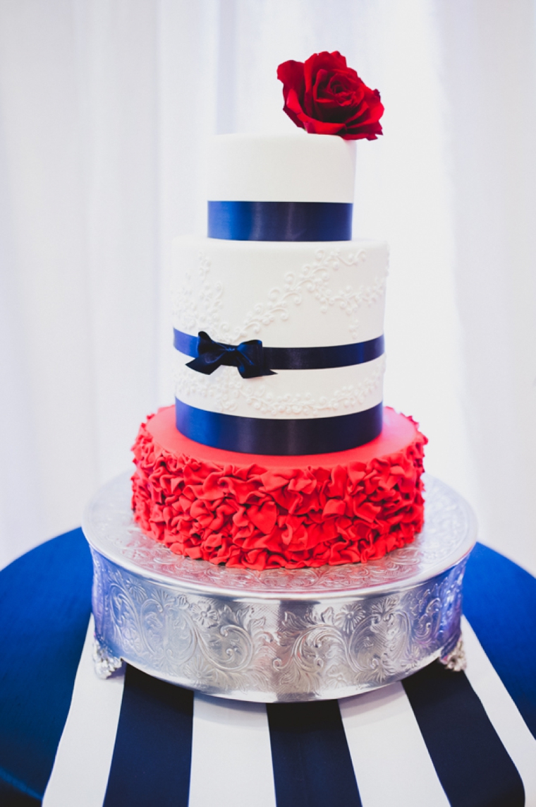 Eclectic Red, White, and Blue Wedding Ideas via TheELD.com