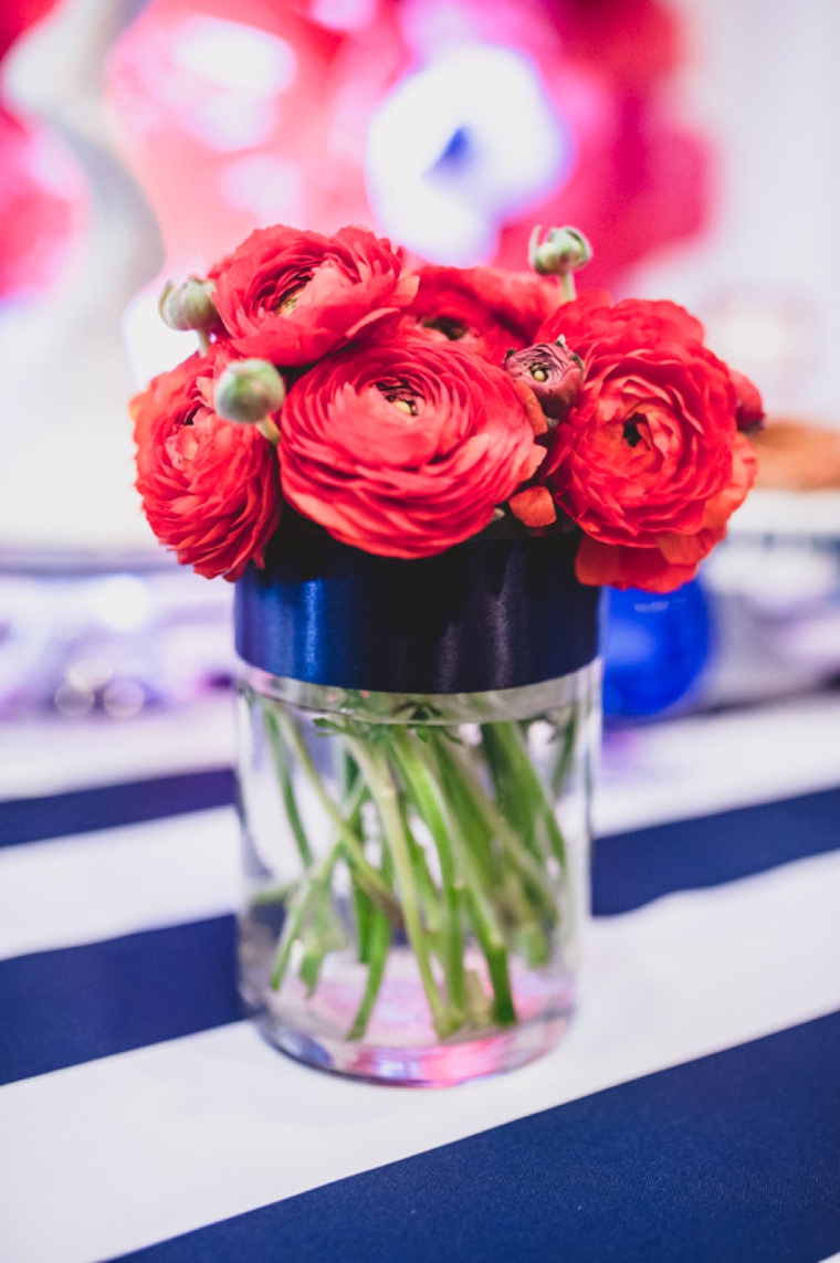 Eclectic Red, White, and Blue Wedding Ideas via TheELD.com