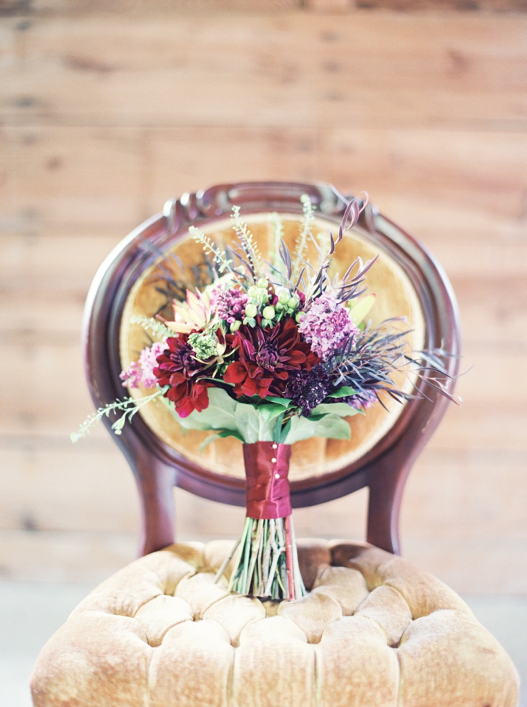 Sophisticated Burgundy & Plum Southern Wedding Inspiration via TheELD.com