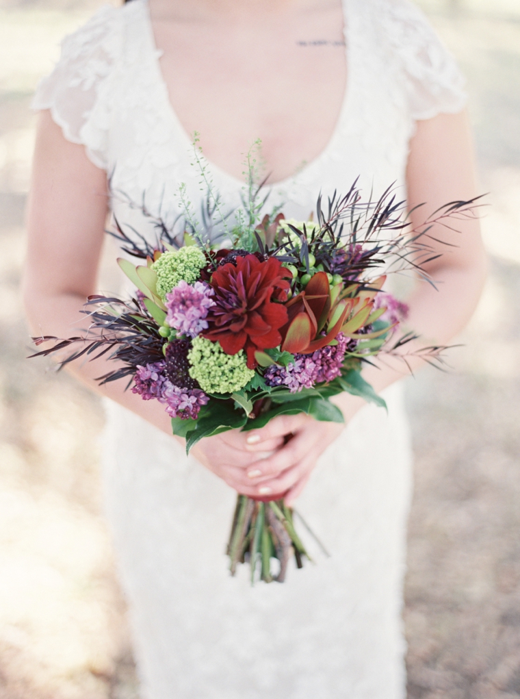 Sophisticated Burgundy & Plum Southern Wedding Inspiration via TheELD.com