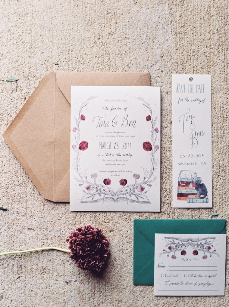 Sophisticated Burgundy & Plum Southern Wedding Inspiration via TheELD.com