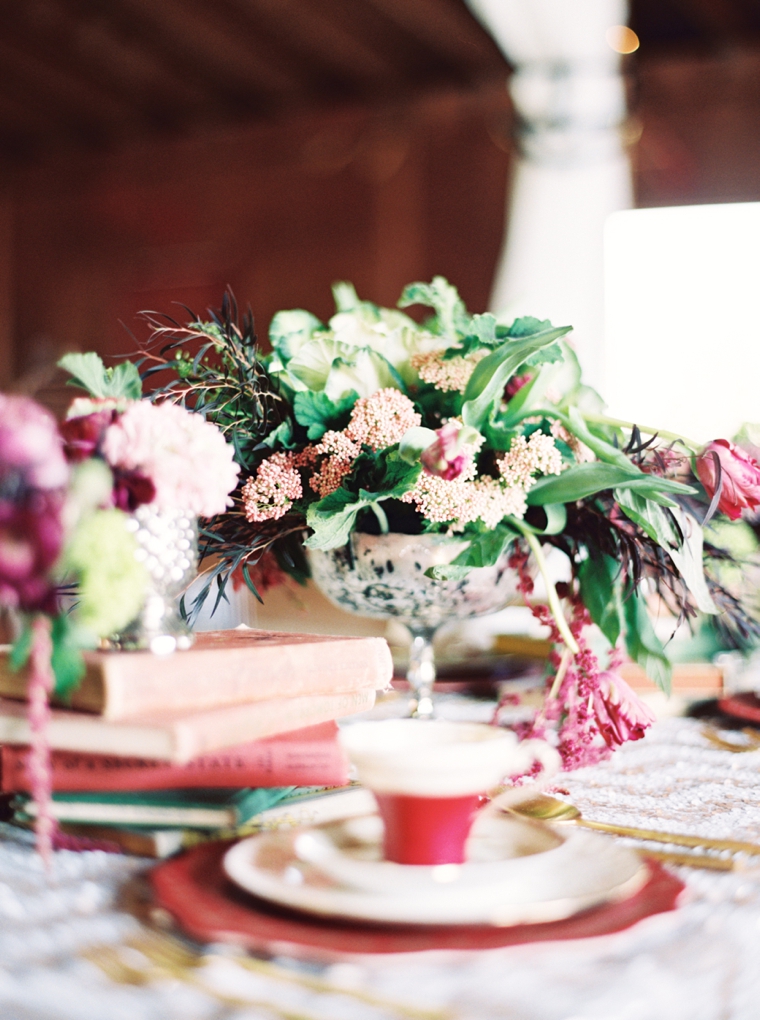 Sophisticated Burgundy & Plum Southern Wedding Inspiration via TheELD.com