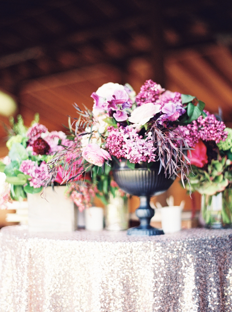 Sophisticated Burgundy & Plum Southern Wedding Inspiration via TheELD.com