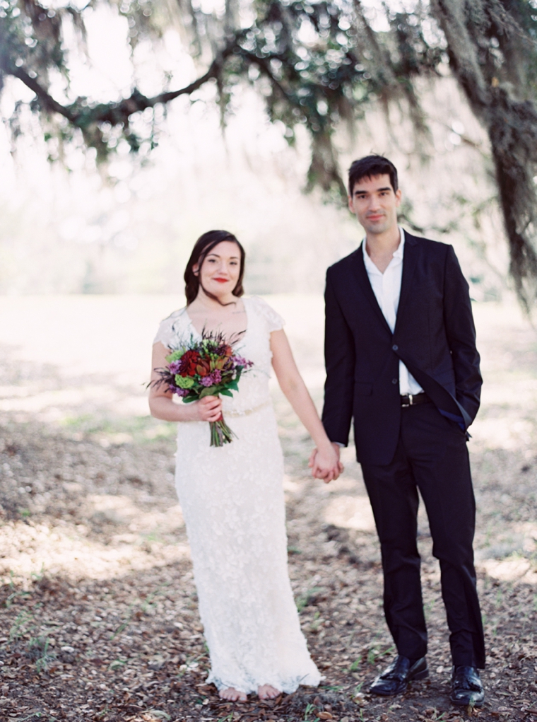 Sophisticated Burgundy & Plum Southern Wedding Inspiration via TheELD.com