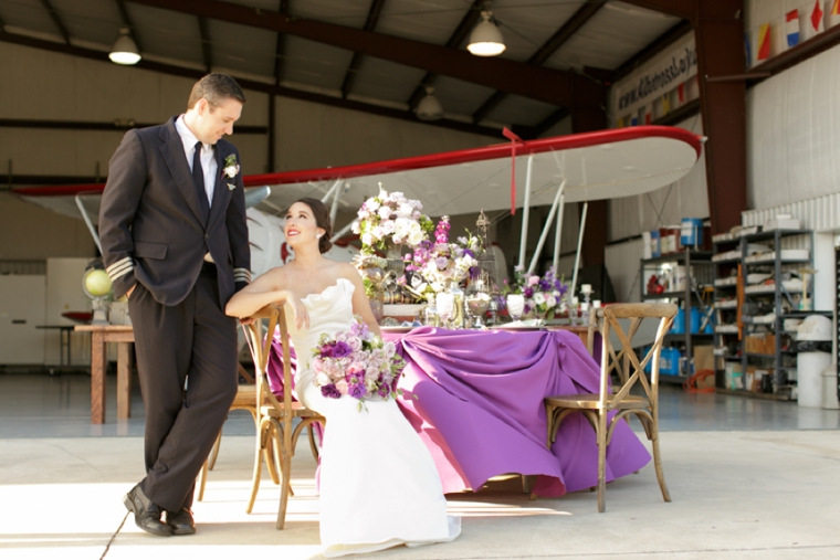 Vintage Modern Travel Inspired Wedding Ideas via TheELD.com