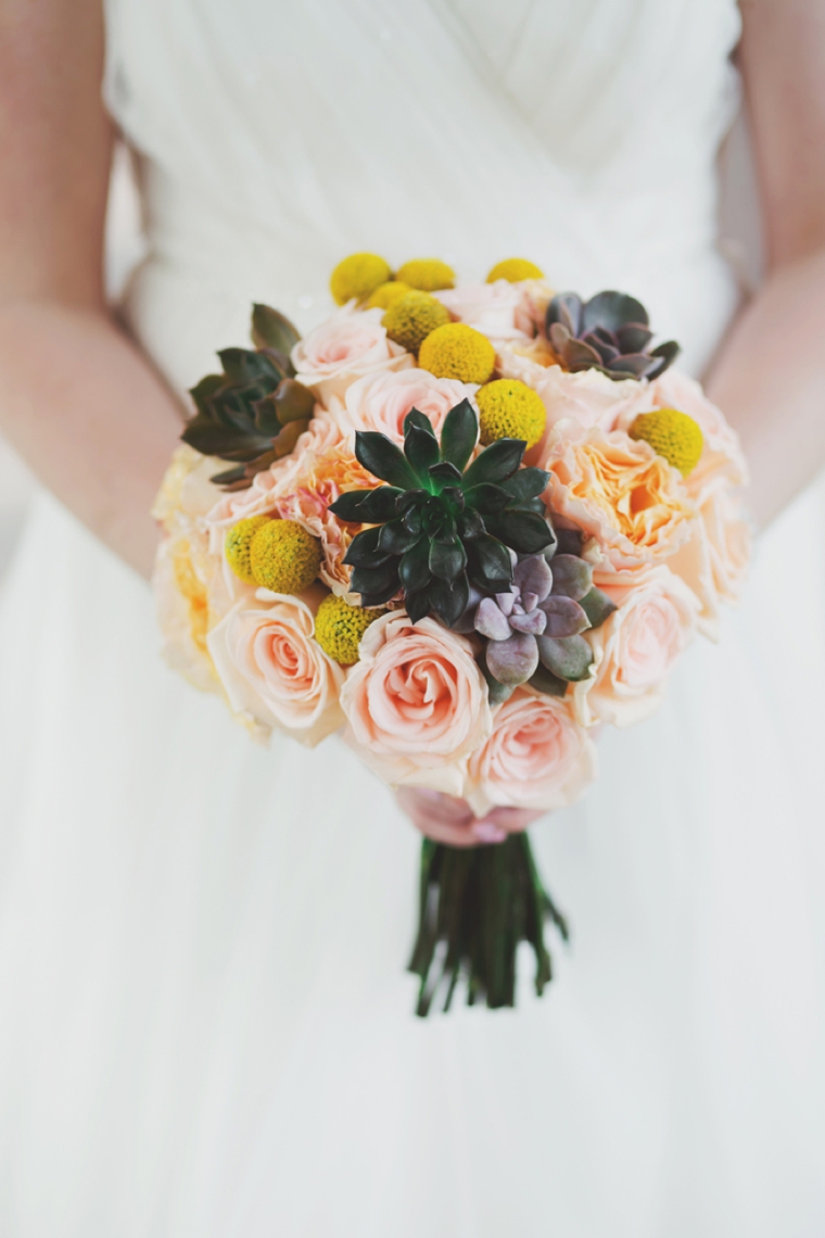 Eclectic & Chic Navy and Yellow Wedding via TheELD.com