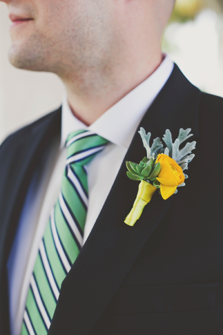 Eclectic & Chic Navy and Yellow Wedding via TheELD.com