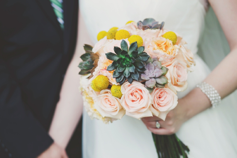 Eclectic & Chic Navy and Yellow Wedding via TheELD.com