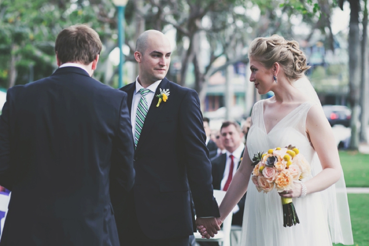 Eclectic & Chic Navy and Yellow Wedding via TheELD.com