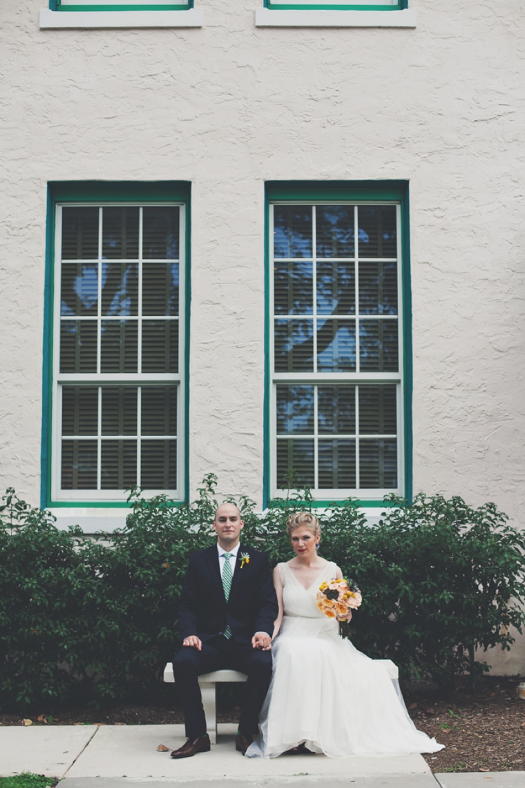 Eclectic & Chic Navy and Yellow Wedding via TheELD.com