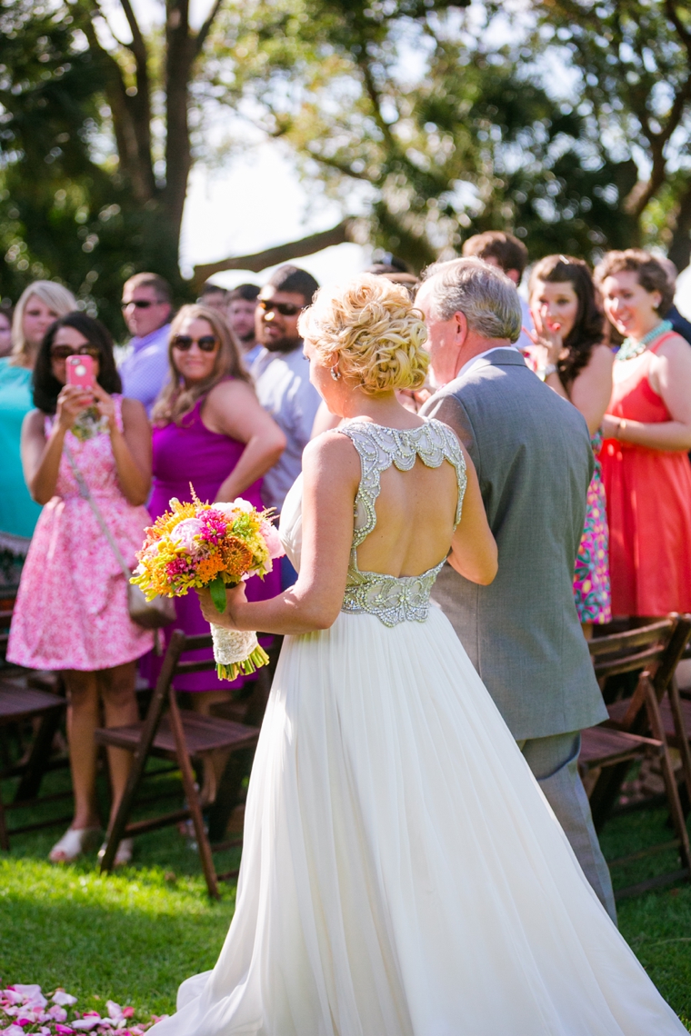 South Carolina Lilly Pulitzer Inspired Wedding via TheELD.com
