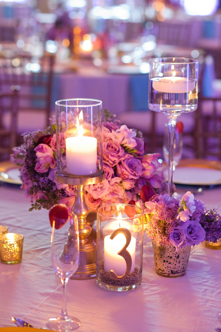 Chic Gold, Aqua, and Lavender Wedding via TheELD.com