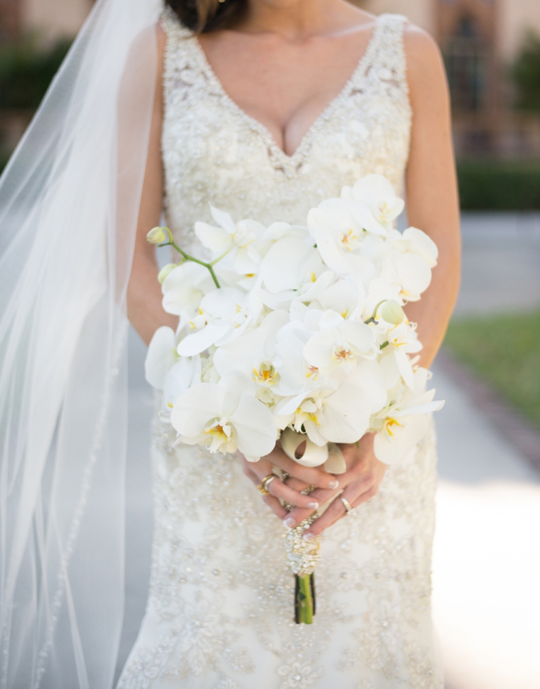 An Elegant Gold and White Sarasota Wedding via TheELD.com