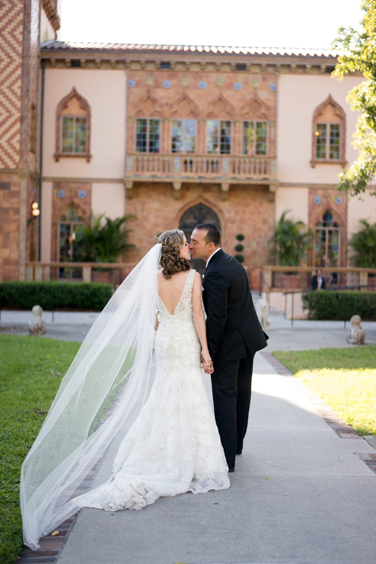 An Elegant Gold and White Sarasota Wedding via TheELD.com