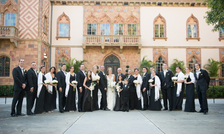 An Elegant Gold and White Sarasota Wedding via TheELD.com