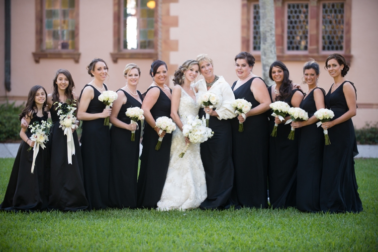 An Elegant Gold and White Sarasota Wedding via TheELD.com