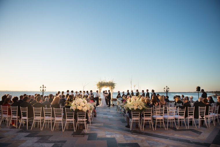 An Elegant Gold and White Sarasota Wedding via TheELD.com