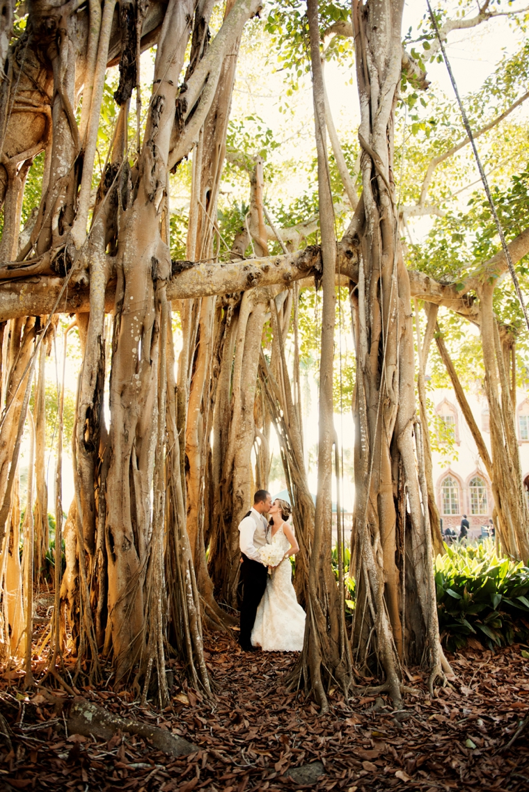 An Elegant Gold and White Sarasota Wedding via TheELD.com