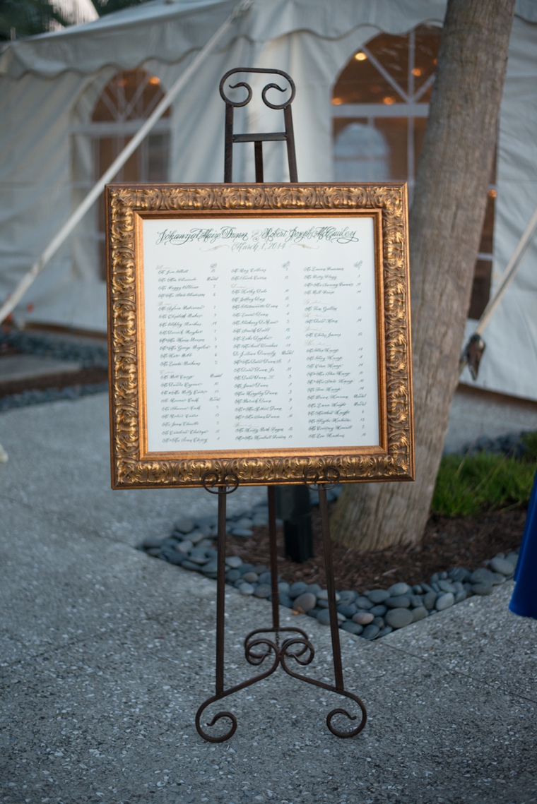 An Elegant Gold and White Sarasota Wedding via TheELD.com