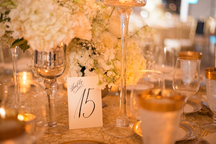 An Elegant Gold and White Sarasota Wedding via TheELD.com