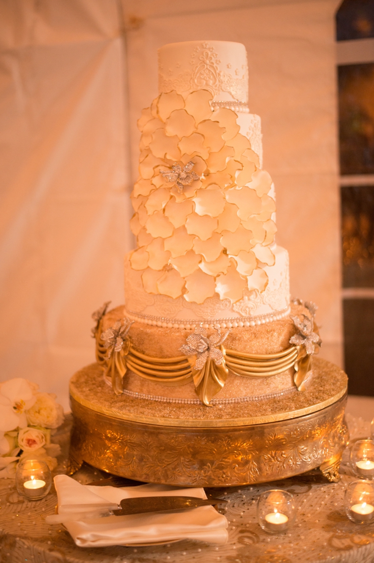 An Elegant Gold and White Sarasota Wedding via TheELD.com