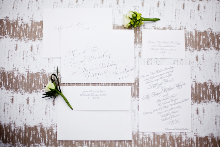 Modern Silver and Gray Wedding Inspiration via TheELD.com