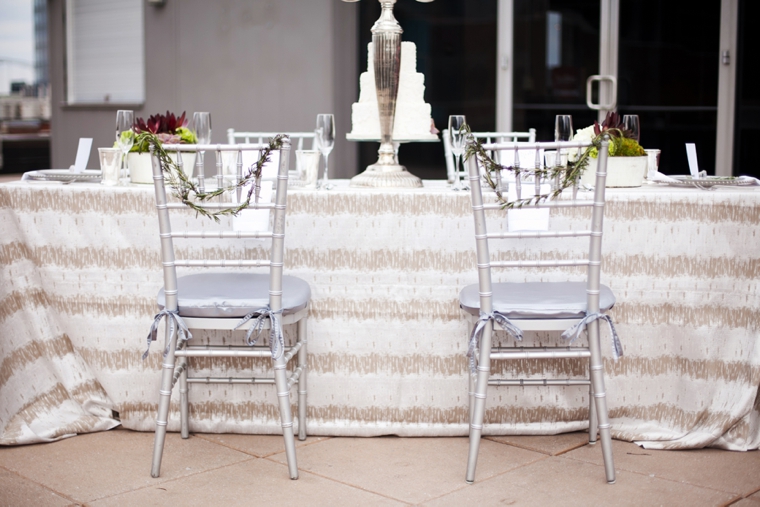 Modern Silver and Gray Wedding Inspiration via TheELD.com