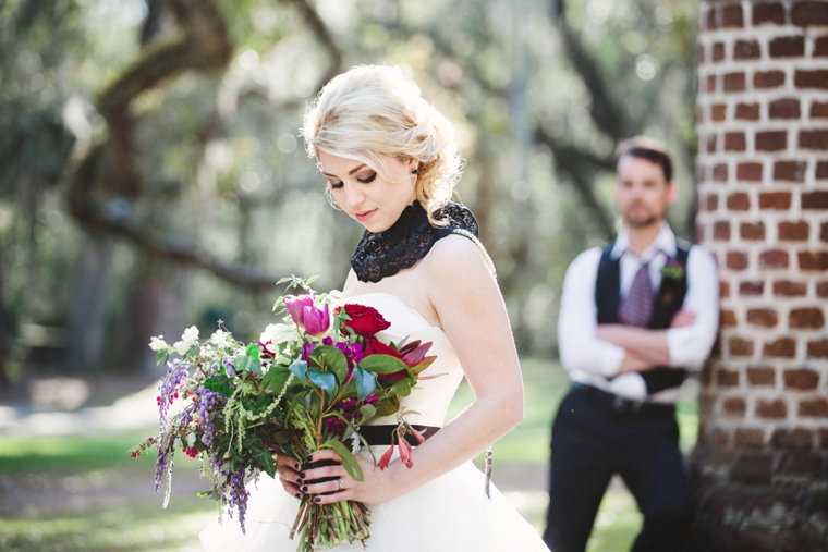 Dramatic, Dark & Romantic Wedding Ideas via TheELD.com